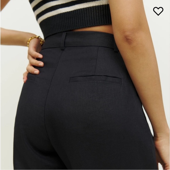 NWT Reformation Linen Vesta Pants Size 6 - Picture 5 of 10